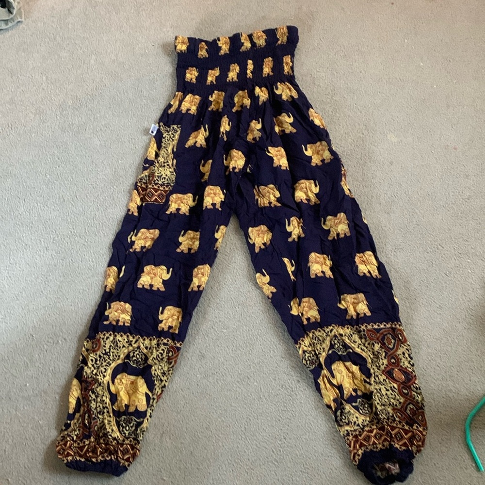 CUTEST ELEPHANT PATTERN HIPPIE PANTS